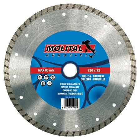 DISCO DIAMANTATO 'UNIVERSALE' MOLITAL Ø 230 mm