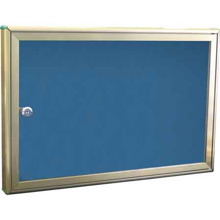 BACHECA PORTA AVVISI IN ALLUMINIO CARDINALE cm 55x37x5 (per 2 fogli A4 o 1 foglio A3)