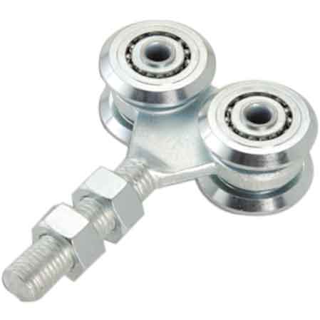 CARRELLO PER PORTONI SCORREVOLI A 4 CUSCINETTI Ø 54 mm - M20