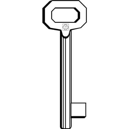 CHIAVE TIPO PATENT ACCIAIO 5010 - PASSEPARTOUT