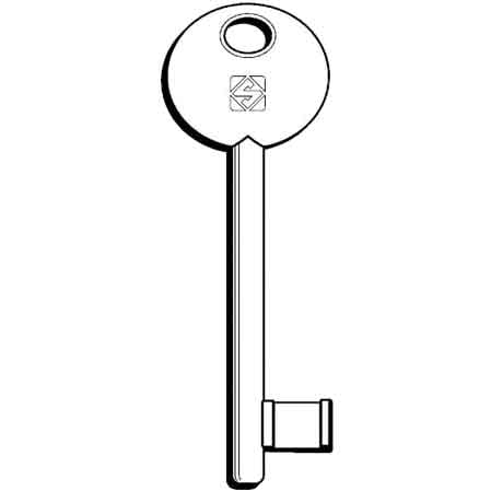 CHIAVE TIPO PATENT OTTONE 6P7S - PASSEPARTOUT