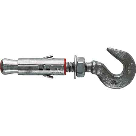 ANCORANTE CON GANCIO 'SLM' SLM 10G - Ø 16x60 mm - vite M10x73 mm