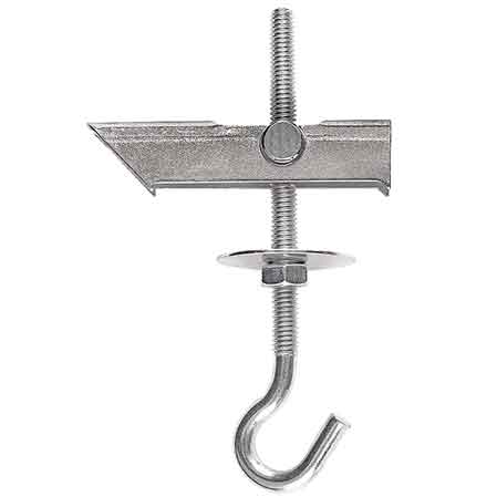ANCORA A SOFFITTO A BASCULA CON OCCHIOLO APERTO 'BK01' Vite M6x75 mm
