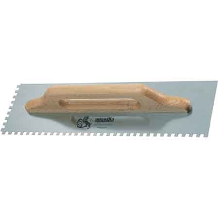 FRATTONE DENTATO DUE MANI M LEGNO AUSONIA 48x14 cm - dentatura 10x10 mm