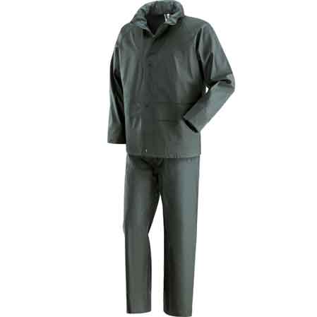 COMPLETO GIACCA E PANTALONE IMPERMEABILE 'IGUAZU' Tg. L - Colore Verde