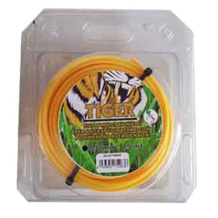 FILO PER DECESPUGLIATORE PROFESSIONALE TONDO 'TIGER' Ø 2,4 mm x 15 mt