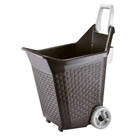 CARRIOLA MULTIUSO 'KART' 76 lt, cm 59x50x72h - Colore Muschio