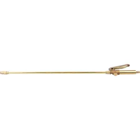 LANCIA IN OTTONE CON RUBINETTO A LEVA 67 cm