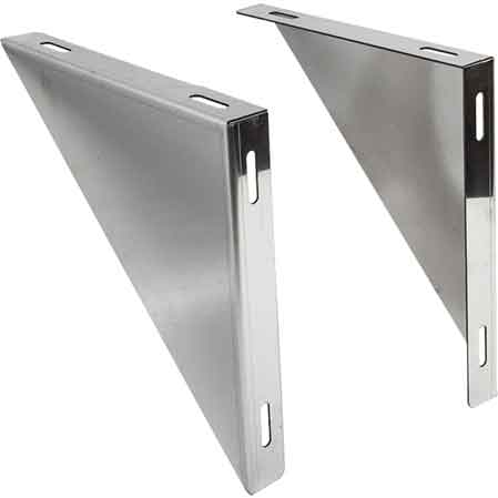 ANGOLARE DI SUPPORTO MURALE 400x400x40 mm - per tubo Ø 150/200 mm