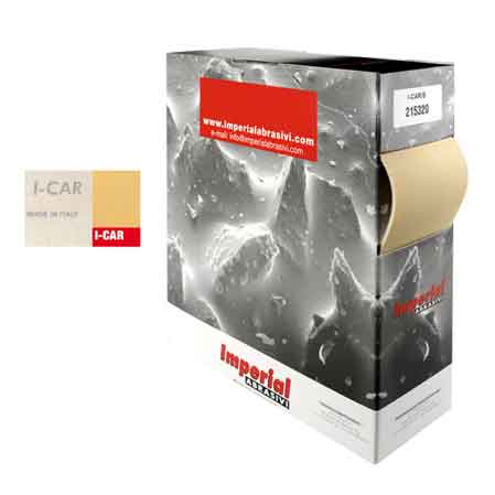 CARTA ABRASIVA CON SPUGNA 'I-CAR' Grana 220 - mm 115x25 mt