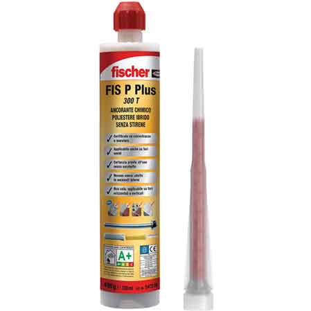 ANCORANTE CHIMICO 'FIS P PLUS 300 T' FISCHER 300 ml