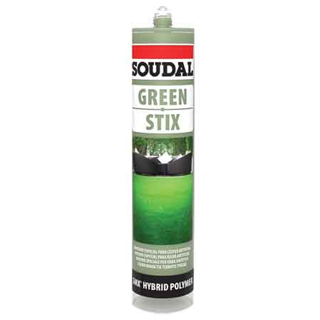 ADESIVO SIGILLANTE 'GREEN STIX' SOUDAL 290 ml - Verde