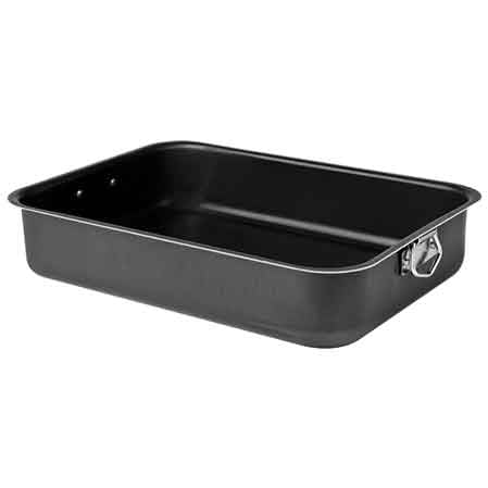 LASAGNERA CON ANELLO 'BLACK LINE' cm 30x24,5x6h