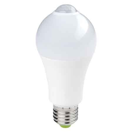LAMPADA A LED MOD. 'GOCCIA' CON SENSORE DI MOVIMENTO 7W - E27 - 560Lm - 4500K