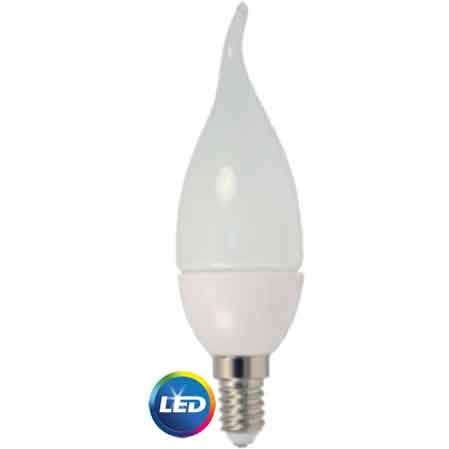 LAMPADA A LED MOD. 'COLPO DI VENTO' 6W - E14 - 470Lm - 6000K