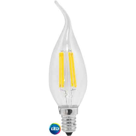 LAMPADA LED A FILAMENTO MOD. 'COLPO DI VENTO' 4W - E14 - 400Lm - 2700K
