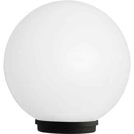 LAMPADA A SFERA OVALE PER ESTERNO BIANCA Ø 200 mm