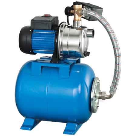 ELETTROPOMPA AUTODESCANTE DA GIARDINO C/AUTOCLAVE 1200 Watt