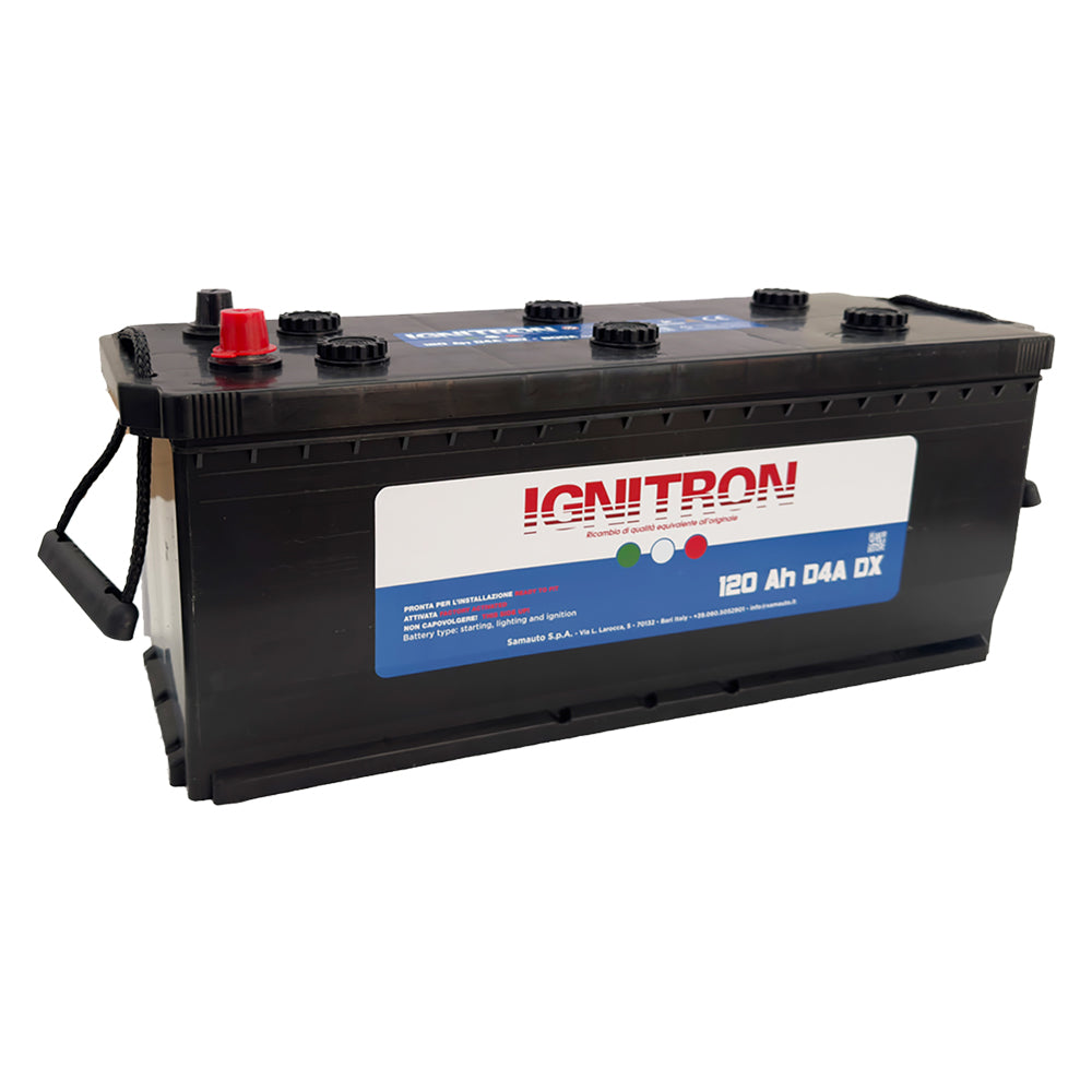 BATTERIE DE VOITURE « TRUCK » 12 V - 120 Ah - 513x189 x H.223 mm