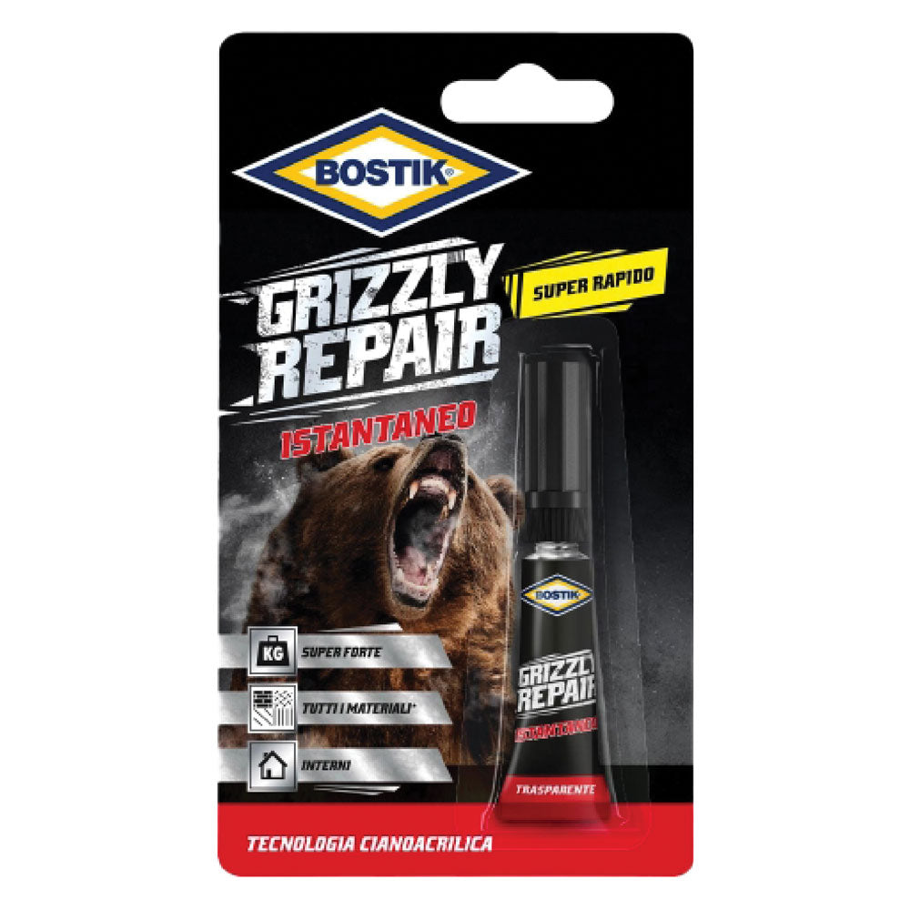 ADESIVO ISTANTANEO 'GRIZZLY REPAIR' gr. 3