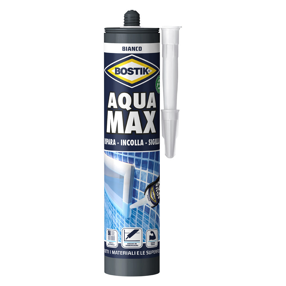 ADHÉSIF "AQUA MAX" 425 g - cartouche - blanc