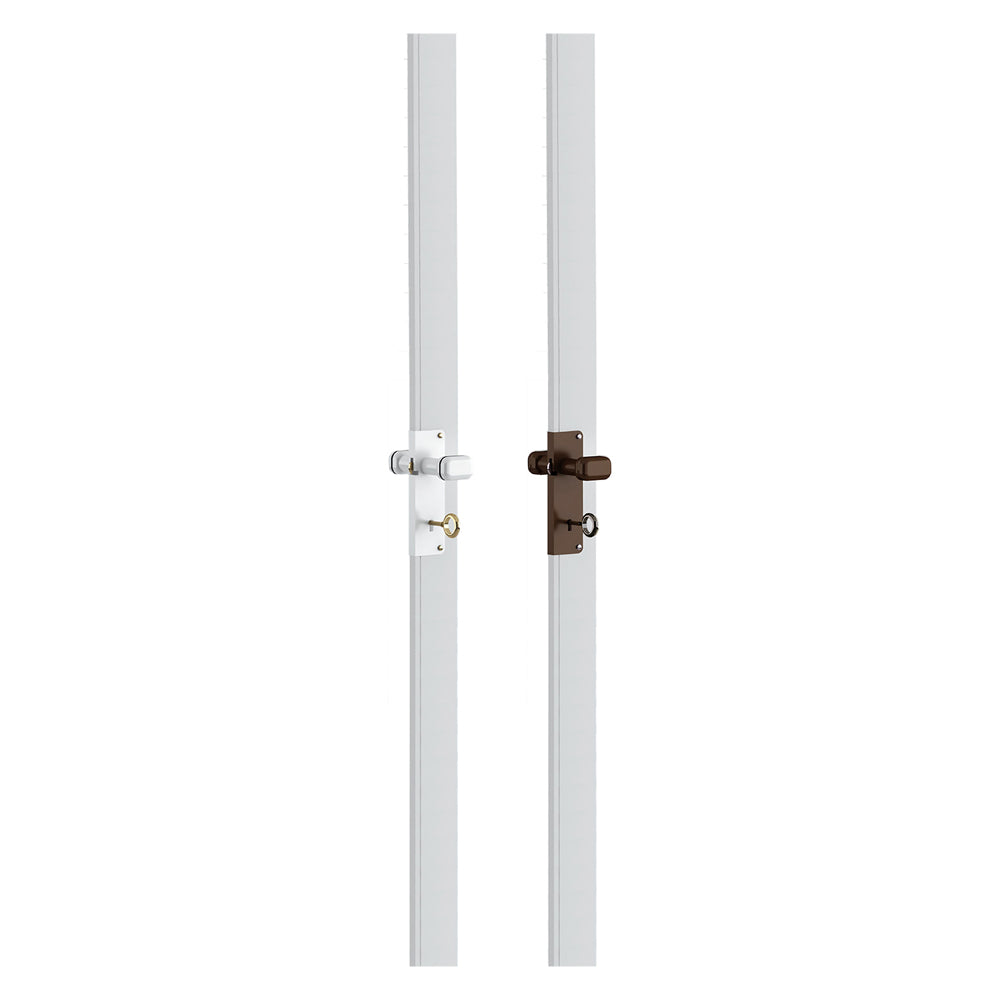 PORTA MANIGLIA CON DOGA PLASTICA colore marrone noce