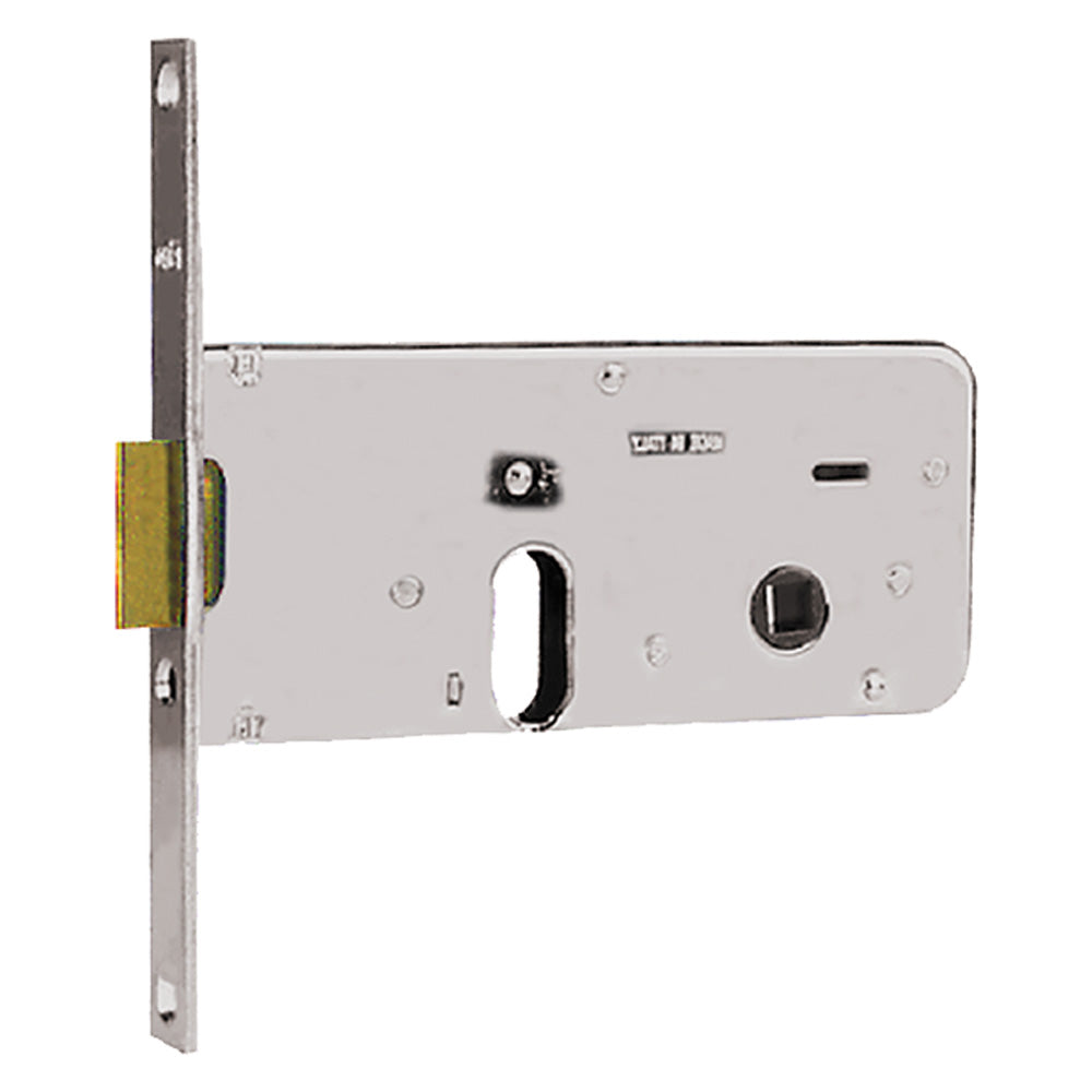 SERRURE À MORTAISER ART. 710 E 60 - front. mm 16