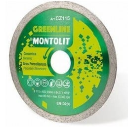 DISCO DIAMANTATO 'GRES PORCELLANATO/CERAMICA' MONTOLIT Ø 115 mm