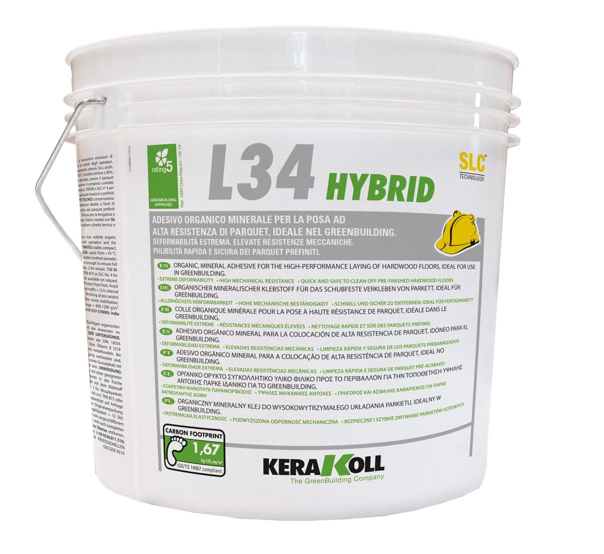 ADESIVO PER PARQUET 'L34 HYBRID' KERAKOLL 16 Kg - Colore Neutro