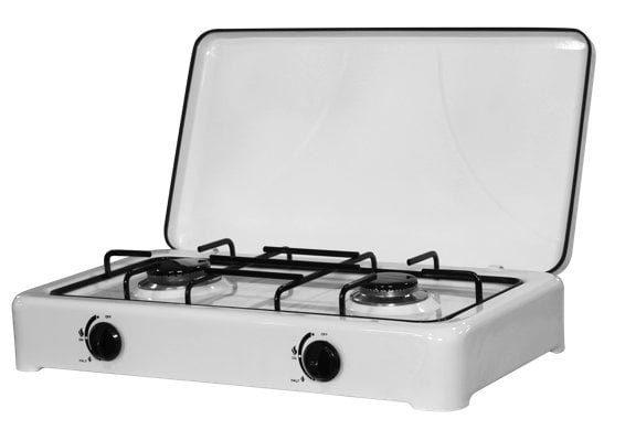 PLAQUE DE CUISSON À GAZ 2 FEUX 58x31x13 cm