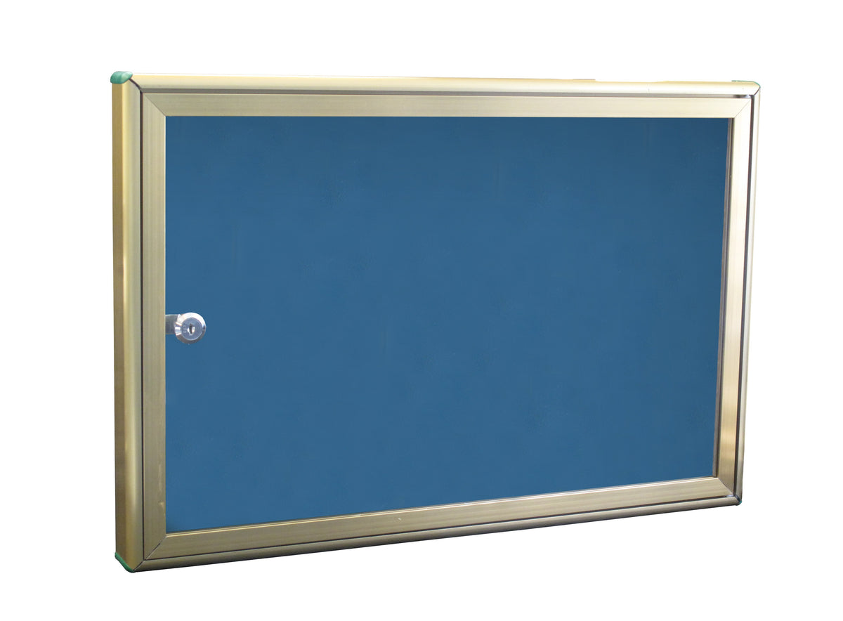 BACHECA PORTA AVVISI IN ALLUMINIO CARDINALE cm 55x37x5 (per 2 fogli A4 o 1 foglio A3)