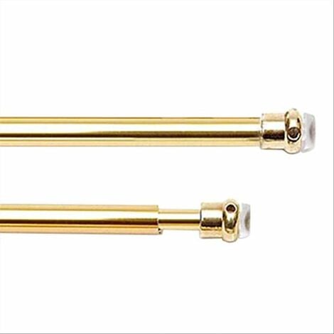 BACCHETTA PER TENDE ESTENSIBILE UNIVERSALE 63/110 cm - Cromo - confezione 2 pezzi
