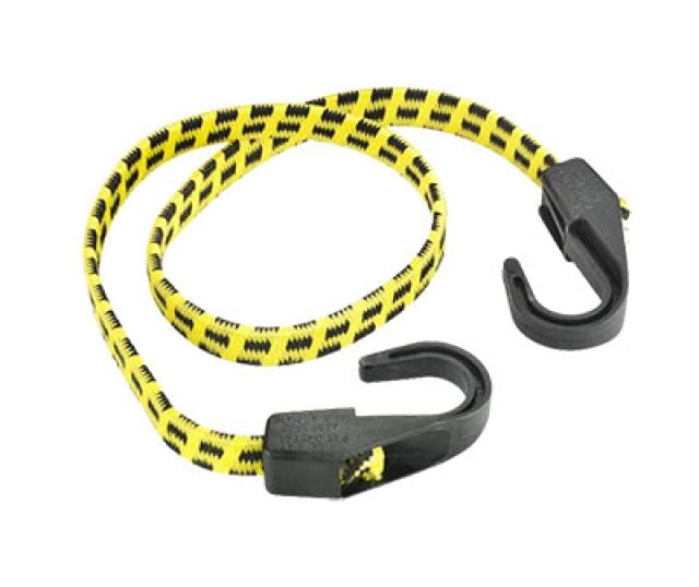 ALLACCIABAGAGLI PIATTO C/GANCIO IN PLASTICA 150 cm - Confezione 2 pezzi