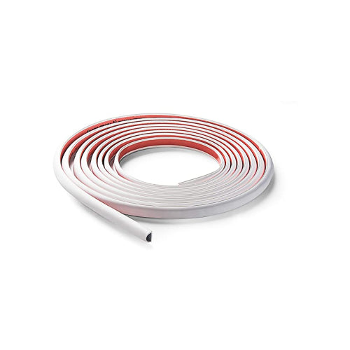 CANALINA PASSACAVI AUTOADESIVA FLESSIBILE ROSI 10x10 mm - Rotolo 5 metri