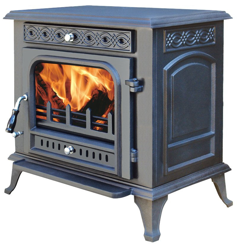 STUFA A LEGNA IN GHISA 'ETNA' IDEAL STAR 630x430x630h mm