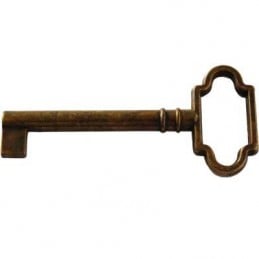 CHIAVE PER MOBILI '7010' 31x67 mm - Patinato antico