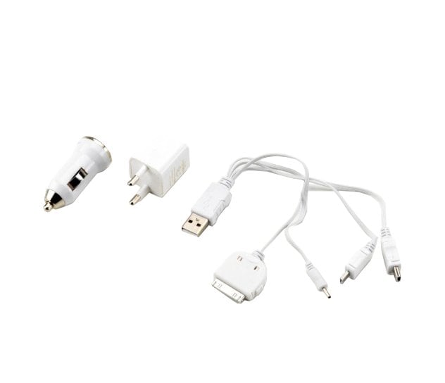 CARICATORE USB DA CASA/AUTO CON CAVO DI RICARICA Per tablet e smartphone