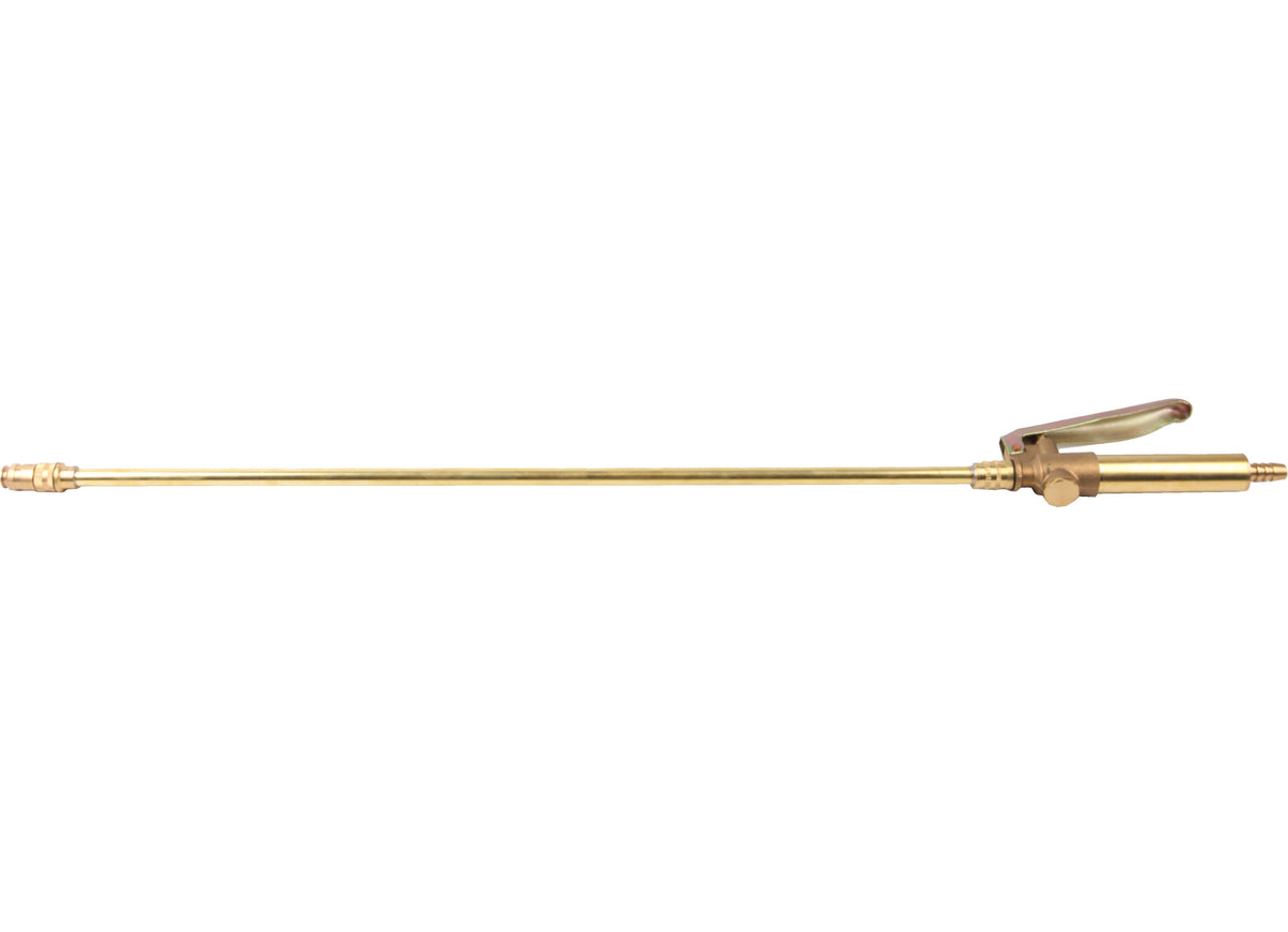 LANCIA IN OTTONE CON RUBINETTO A LEVA 67 cm