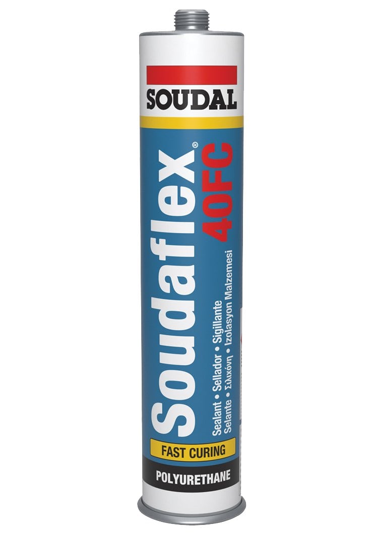 ADESIVO SIGILLANTE POLIURETANICO 'SOUDAFLEX 40FC' SOUDAL 300 ml - Grigio