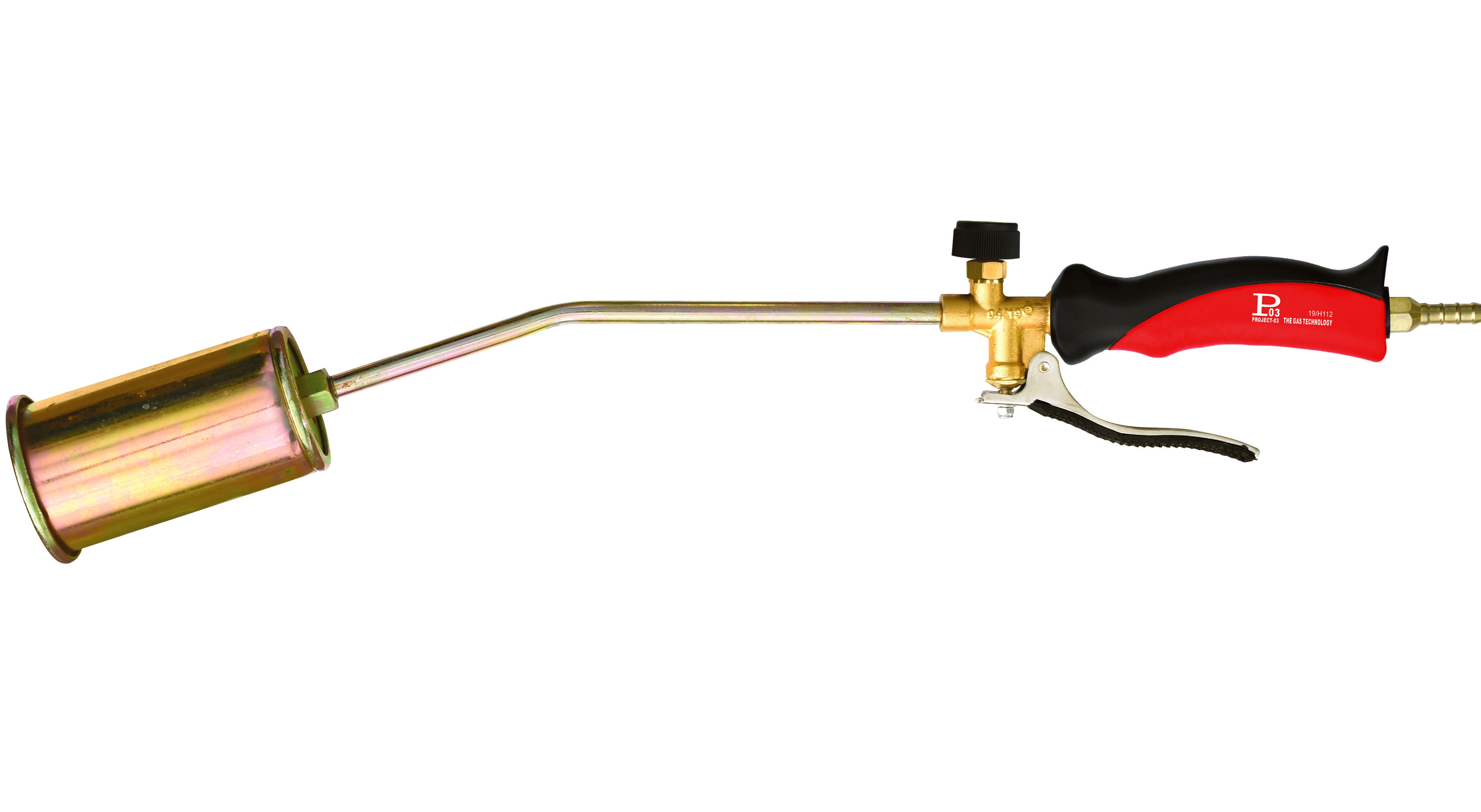 CANNELLO DA RISCALDO C/LEVA 'P03' 60 cm - Bruciatore Ø 45 mm