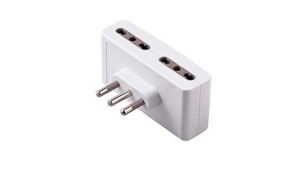 ADATTATORE QUADRUPLO 16A 2P+T - presa 10/16A 2P+T