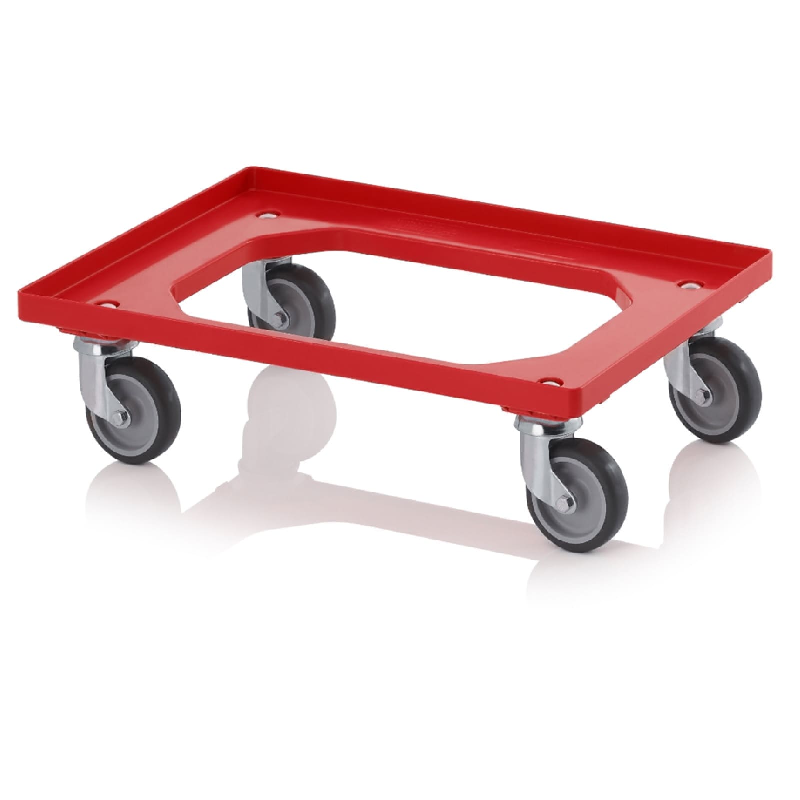 CARRELLO PER CASSETTE ALIMENTI 62x42x14h cm