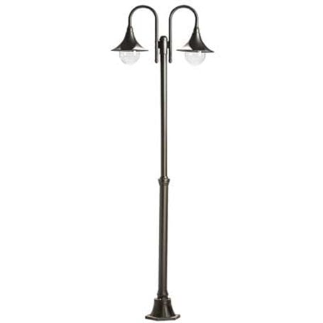 LAMPIONE 'URANO' 2 LUCI Colore Nero