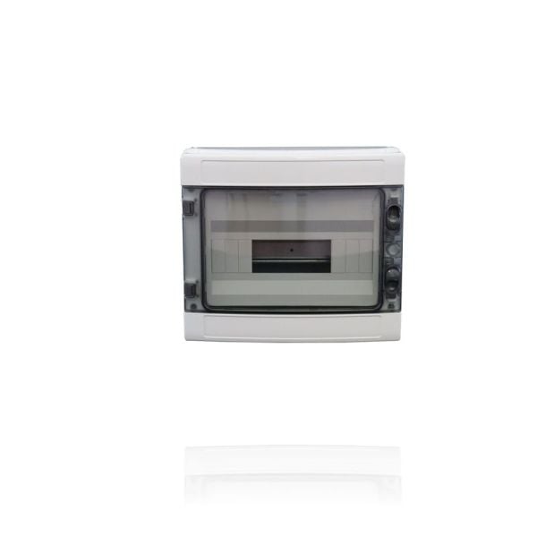 CENTRALINO DA PARETE C/PORTELLO IP65 12 Moduli - 250x202x90 mm - Grigio