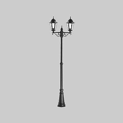 LAMPIONE 'ERMES' 2 LUCI Colore Nero