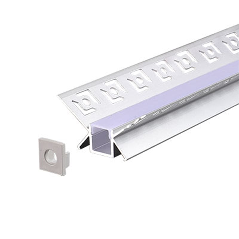 CANALINA PER STRIP LED '5166' 12x24 mm - Barra 2 mt