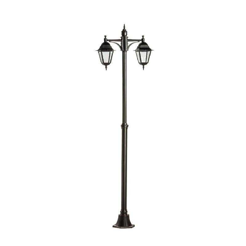 LAMPIONE 'EOLO' 2 LUCI Nero