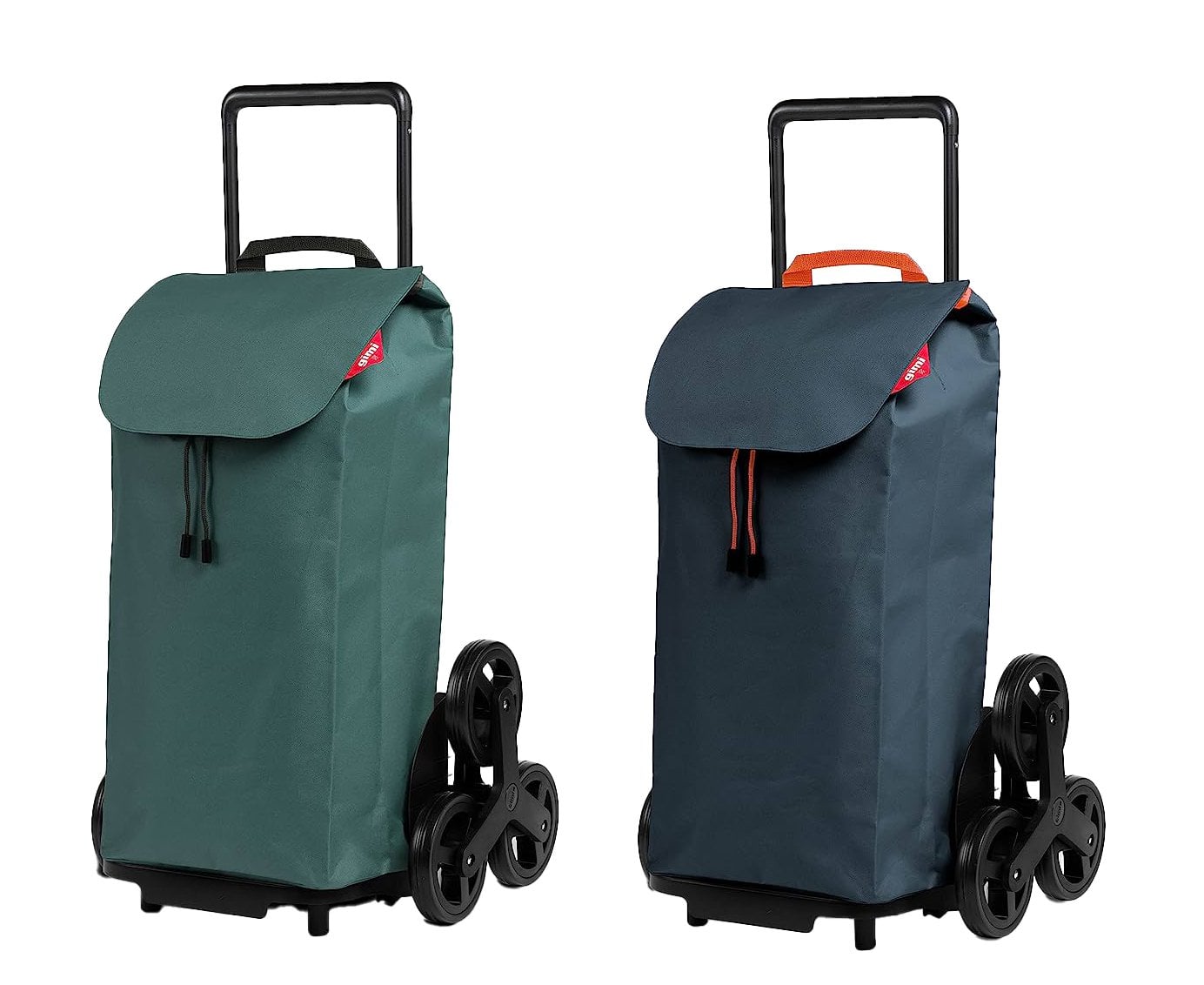 CARRELO PORTASPESA 'TRIS' 56 lt - Colore Verde