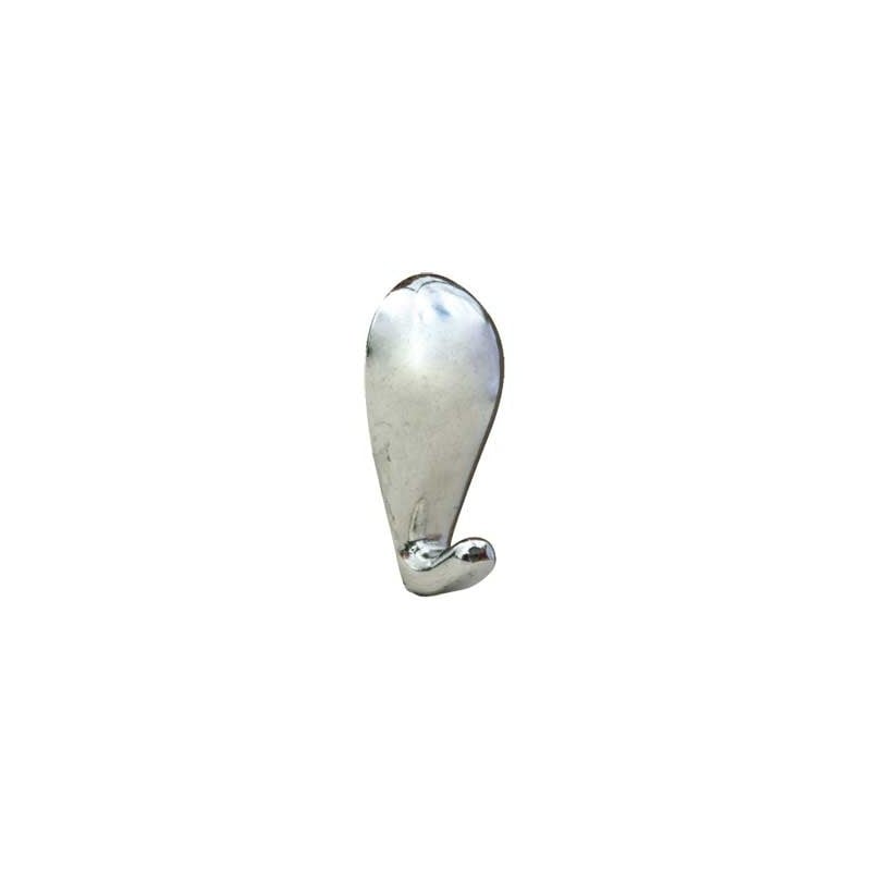 GANCIO PER QUADRI 'GOCCIA' 15x27 mm - Argento - blister 3 pezzi