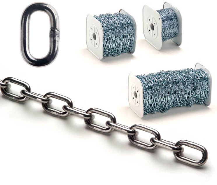 CATENA GENOVESE SU BOBINA n°30 (10 mm) - PxH 40x18 - bobina 10 mt